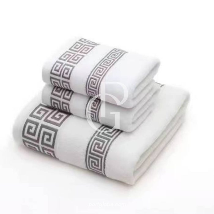 طقم مناشف فاخرة (3 قطع)